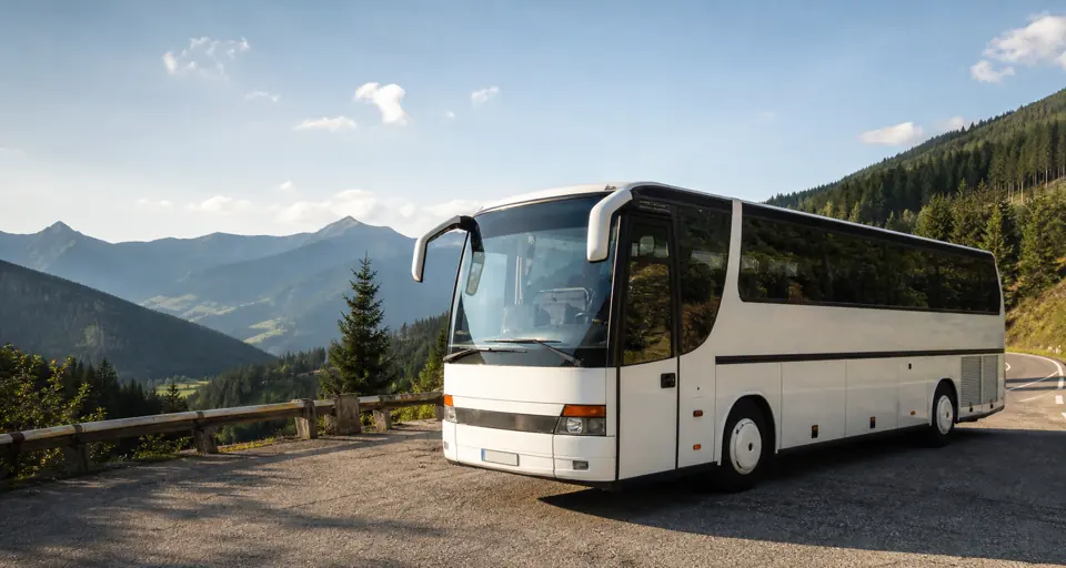 Setra 315 GT-HD MKTRANS na trasie w górach